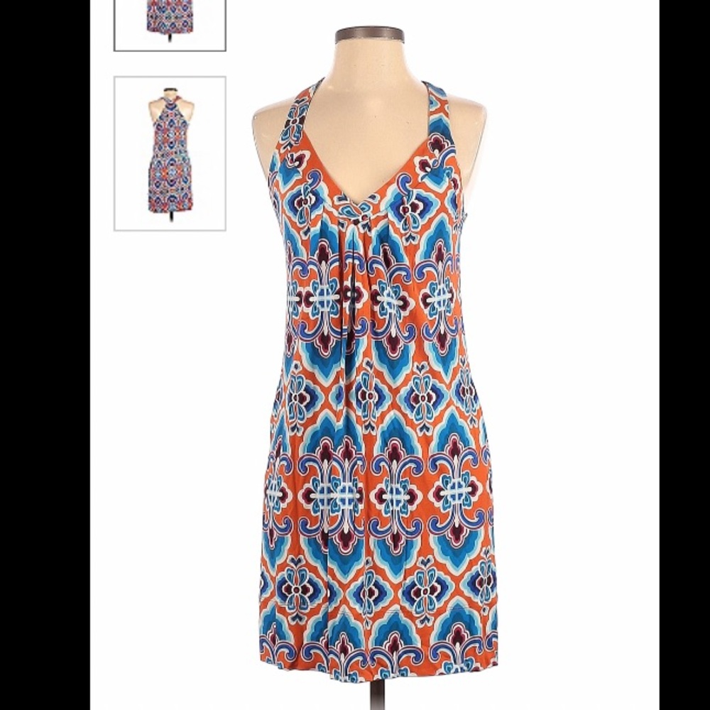 Common Thread Geometric Tank top dress with pockets